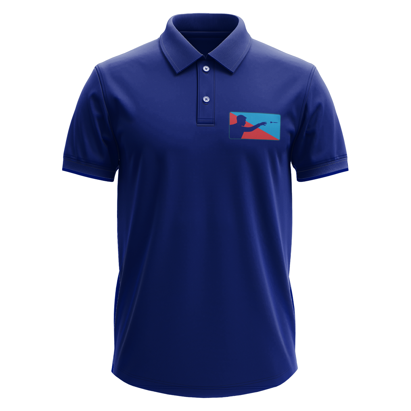 Drifit Polo Shirt: Darts Throwing (Front Only)