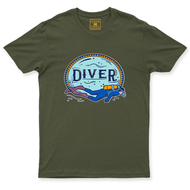 Drifit Shirt: Diver Badge