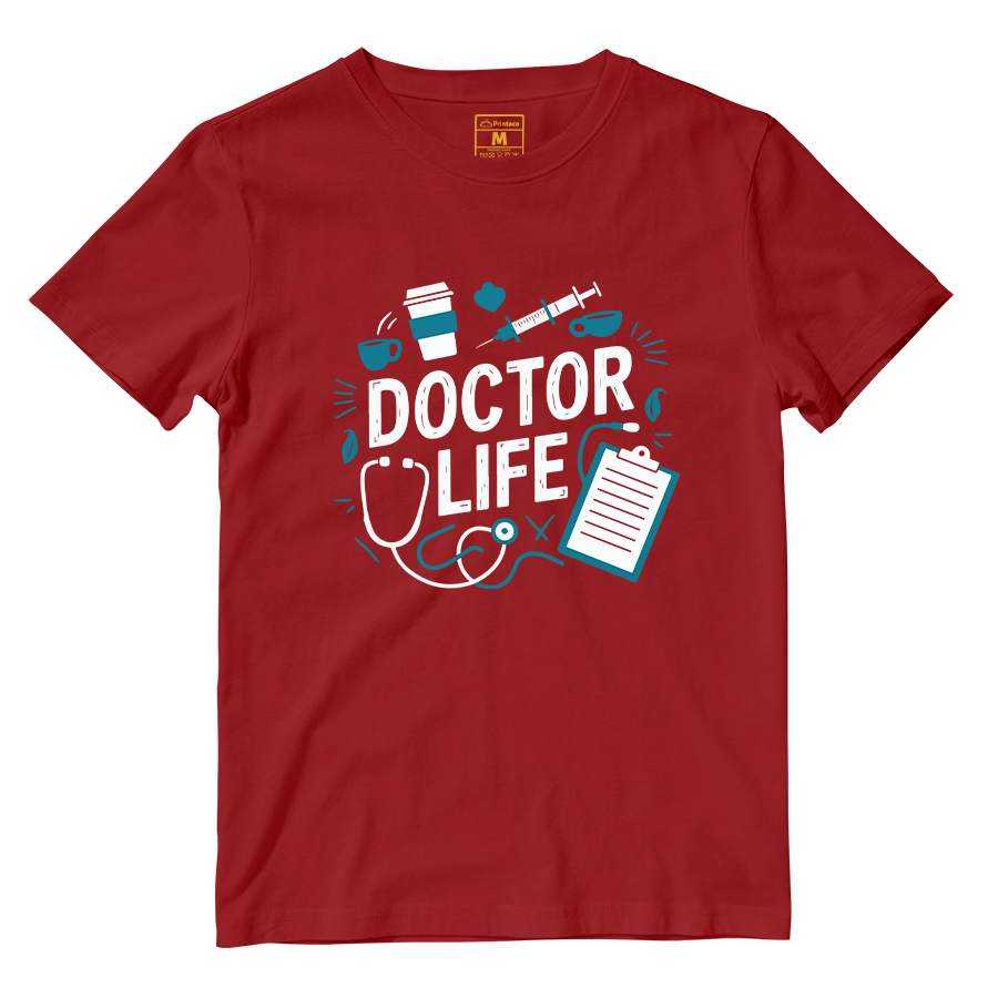 Cotton Shirt: Doctor Life
