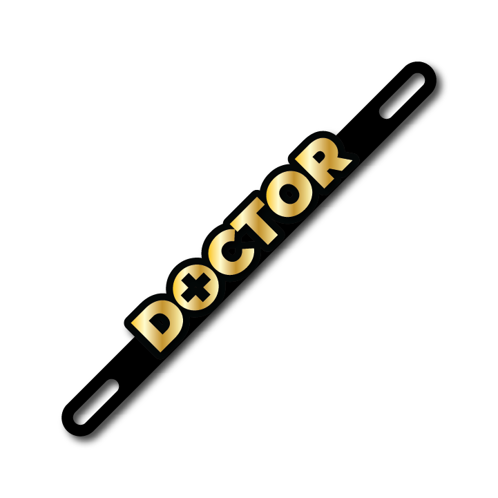 Car Plate Badge: Doctor Version 2