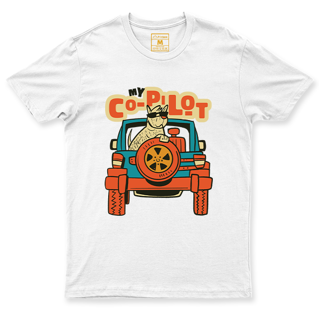 C.Spandex Shirt: Dog Co-Pilot