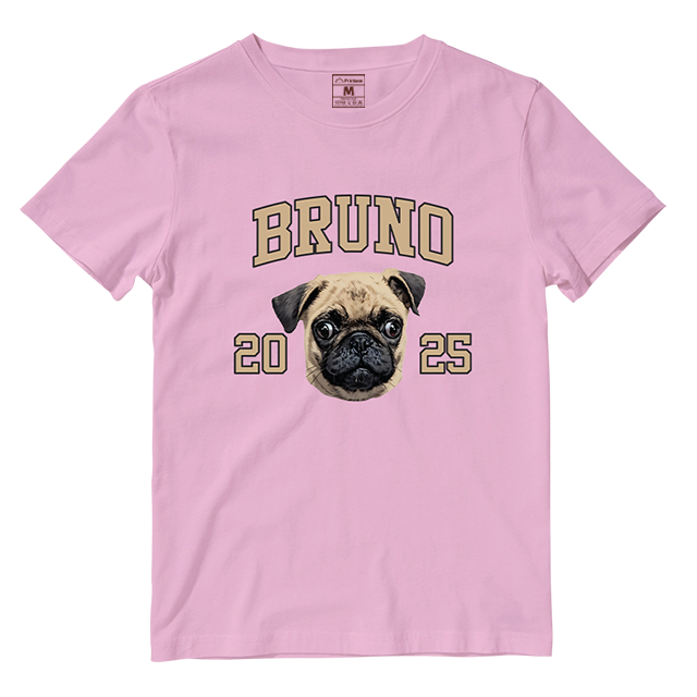 Cotton Shirt: Custom Varsity Dog