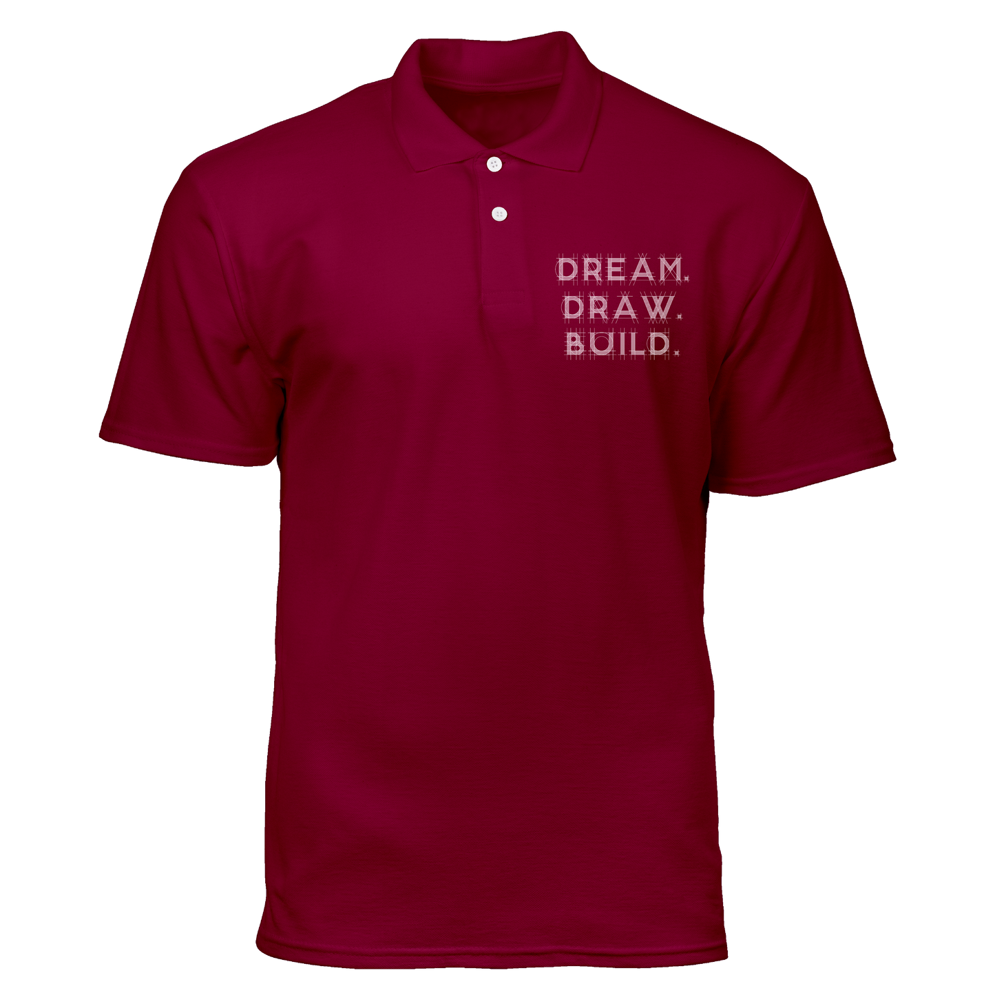 Cotton Polo Shirt: Dream Draw Build Pocket