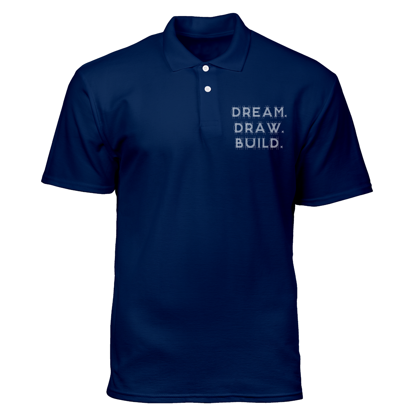 Cotton Polo Shirt: Dream Draw Build Pocket