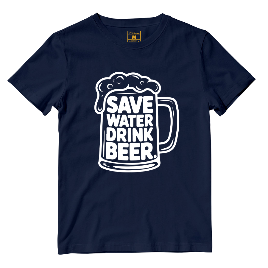 Cotton Shirt: Drink Beer