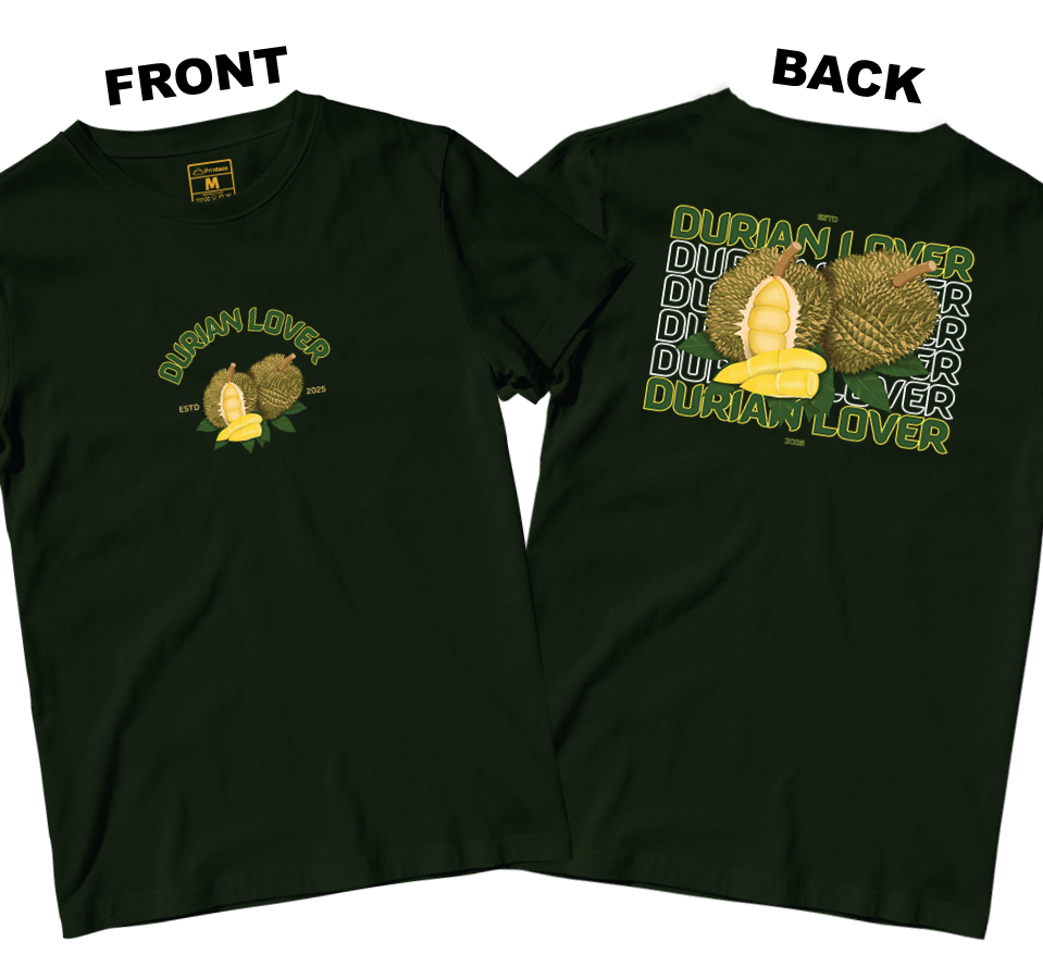 Cotton Shirt: Durian Lover (Front and Back)