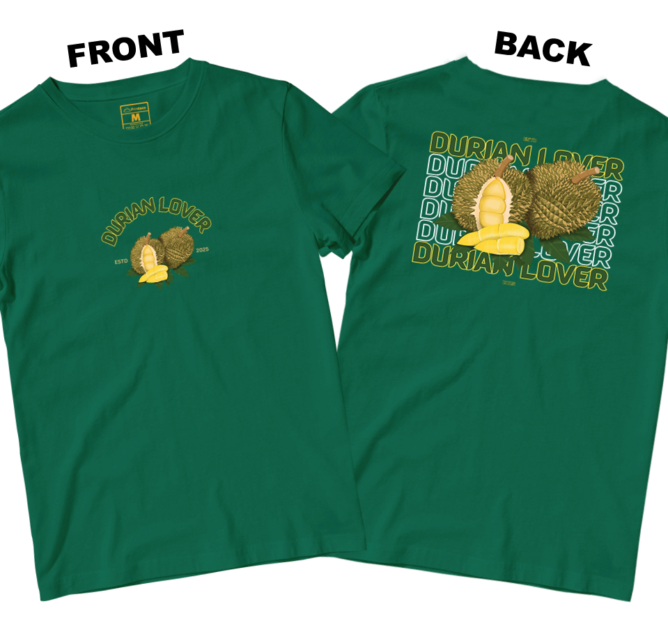 Cotton Shirt: Durian Lover (Front and Back)