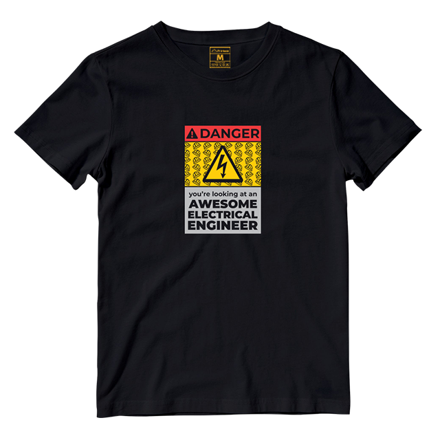 Cotton Shirt: Electrical Engineer Danger