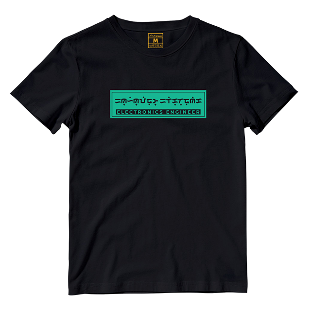 Cotton Shirt: Electronics Engineer Baybayin