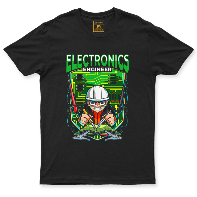 C. Spandex Shirt: Electronics Engineer Female