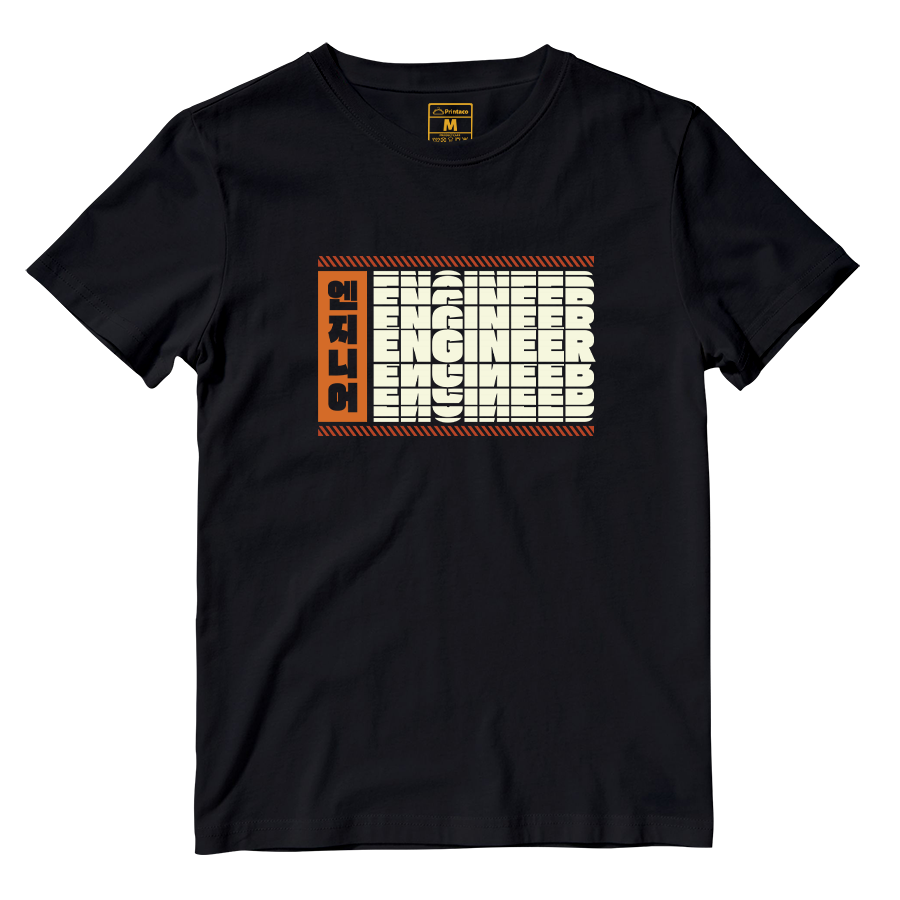 Cotton Shirt: Engineer Hangul