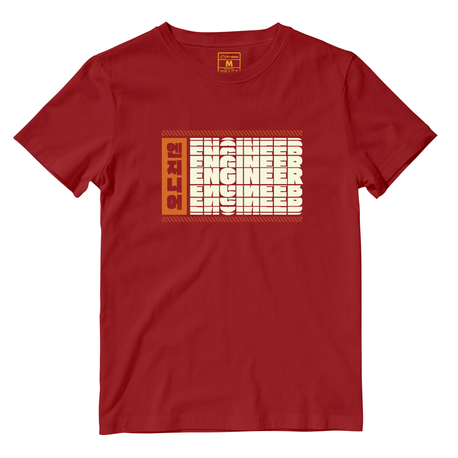 Cotton Shirt: Engineer Hangul