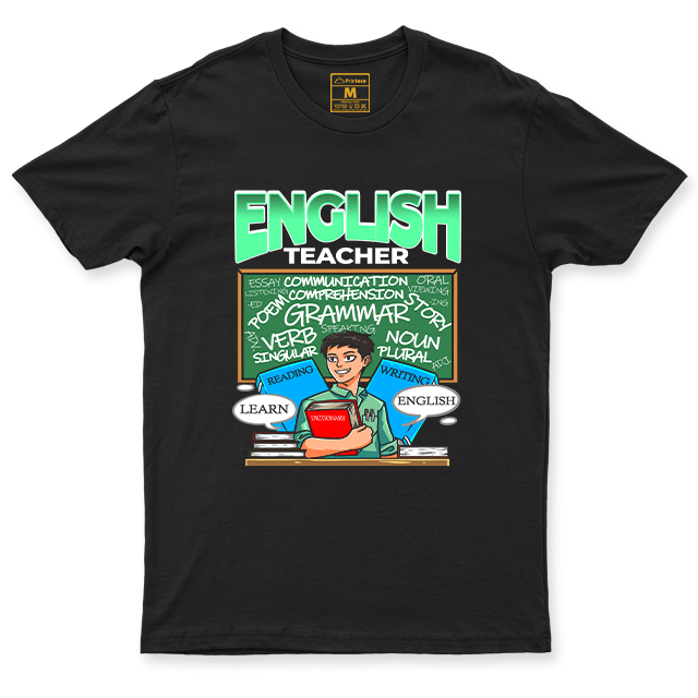 C.Spandex Shirt: English Teacher Male