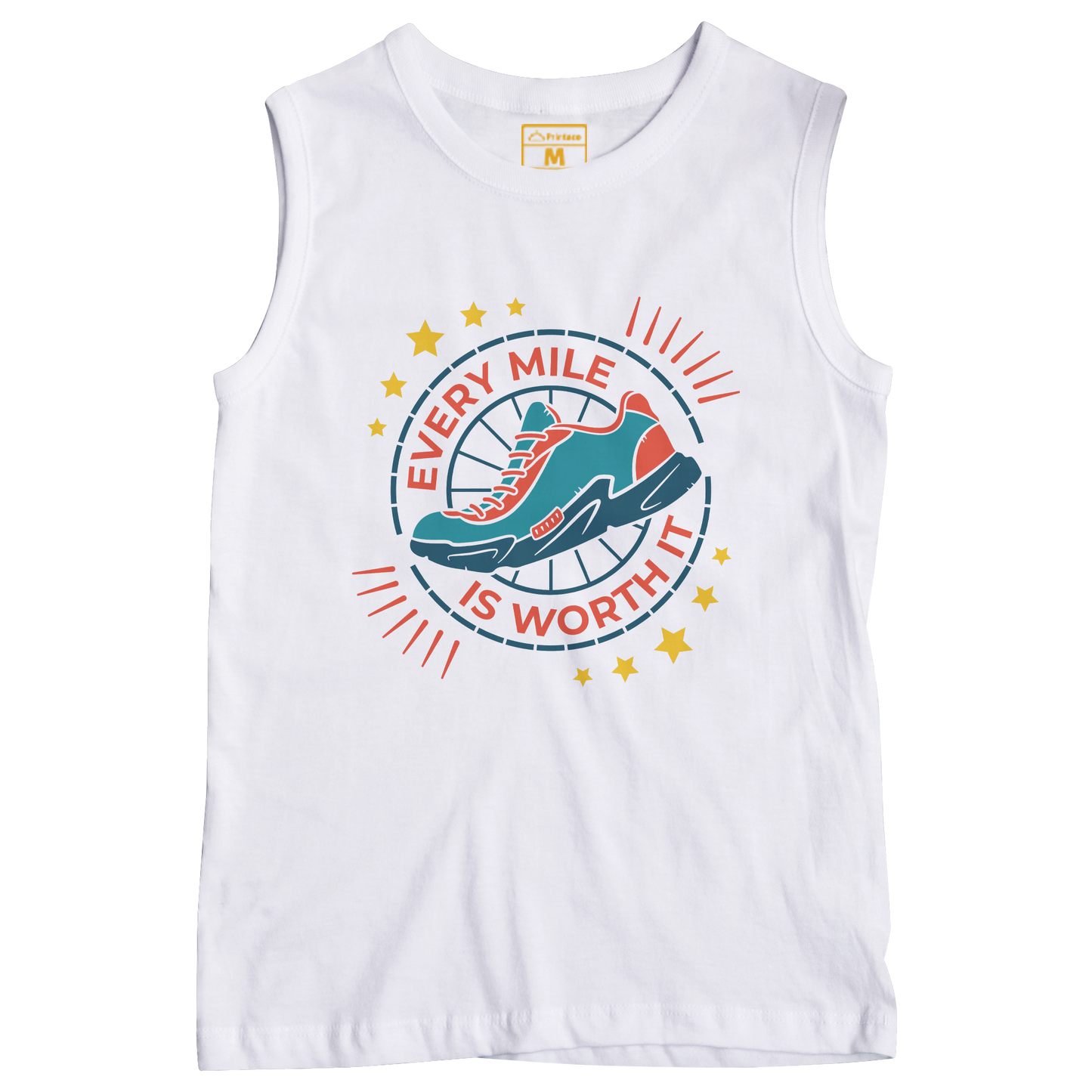 Sleeveless Drifit Shirt: Every Mile Worth