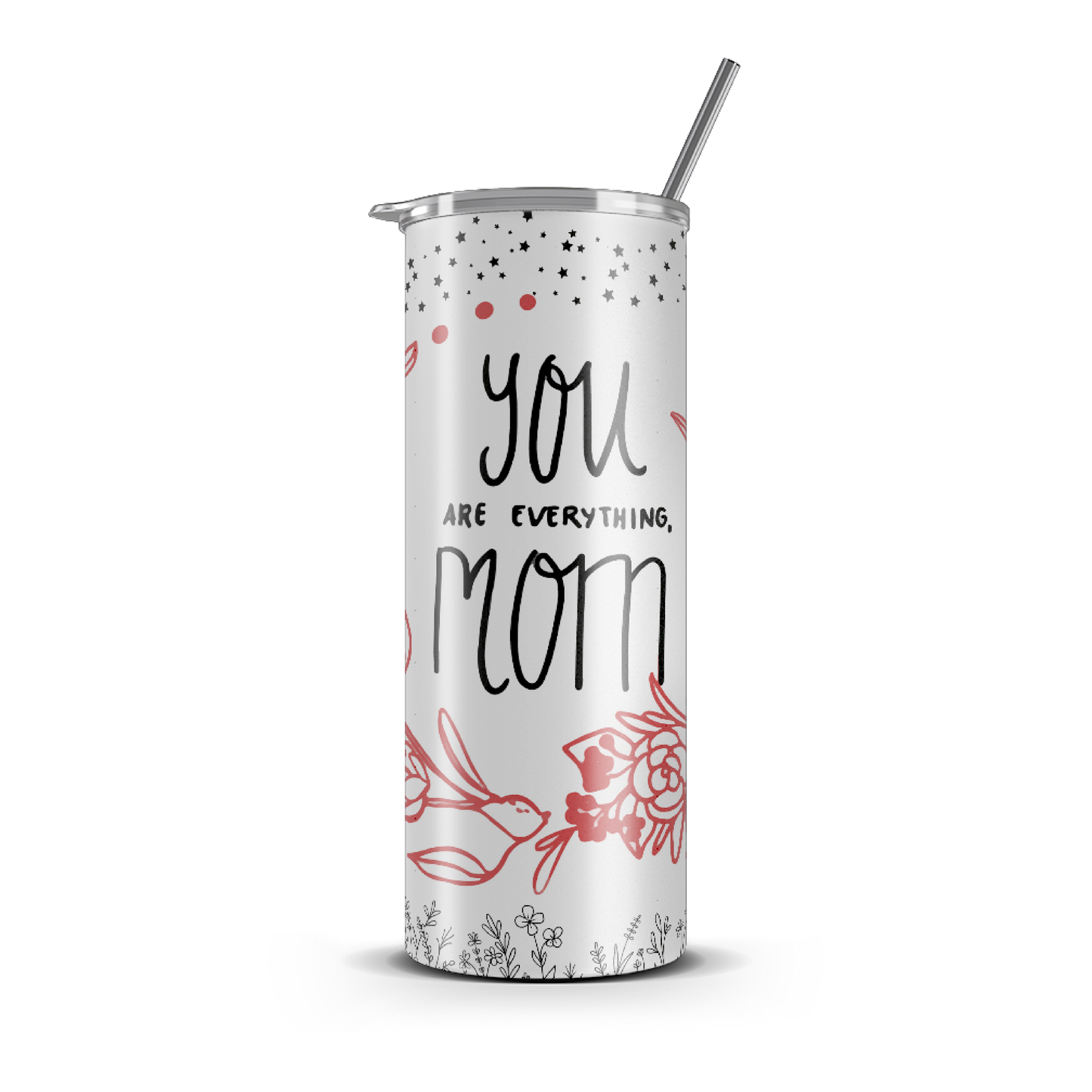 20oz. Slim Tumbler: Everything Mom