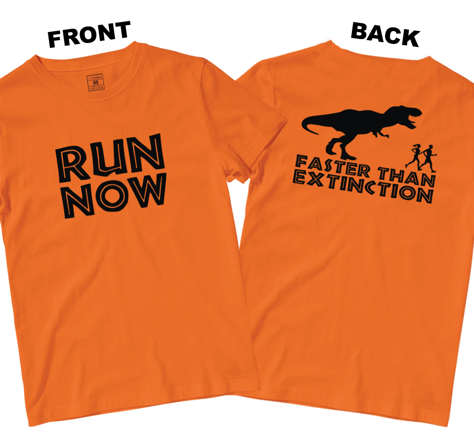 Drifit Shirt: Faster Than Extinction (Front and Back)