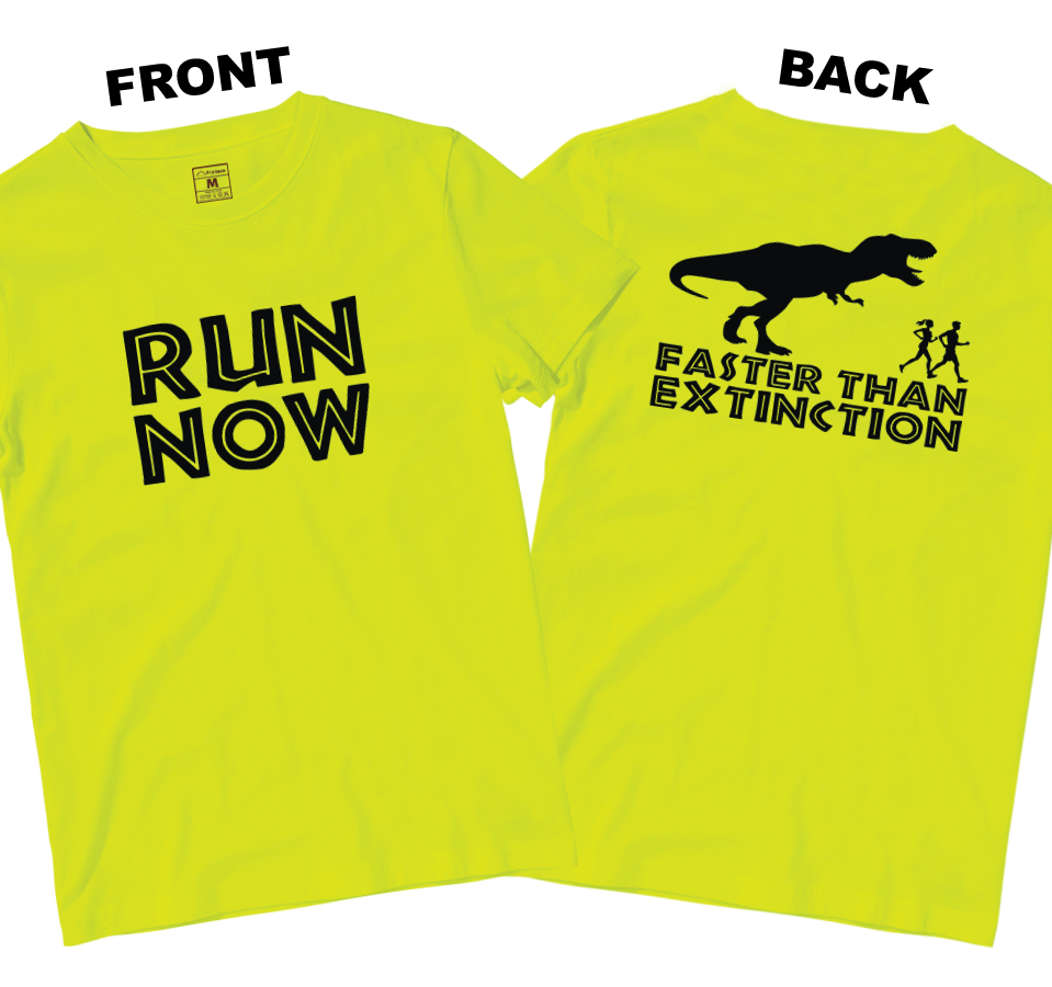 Drifit Shirt: Faster Than Extinction (Front and Back)