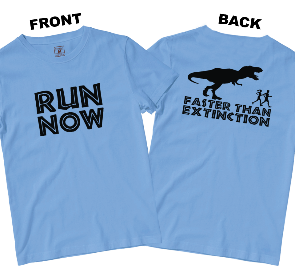 Drifit Shirt: Faster Than Extinction (Front and Back)
