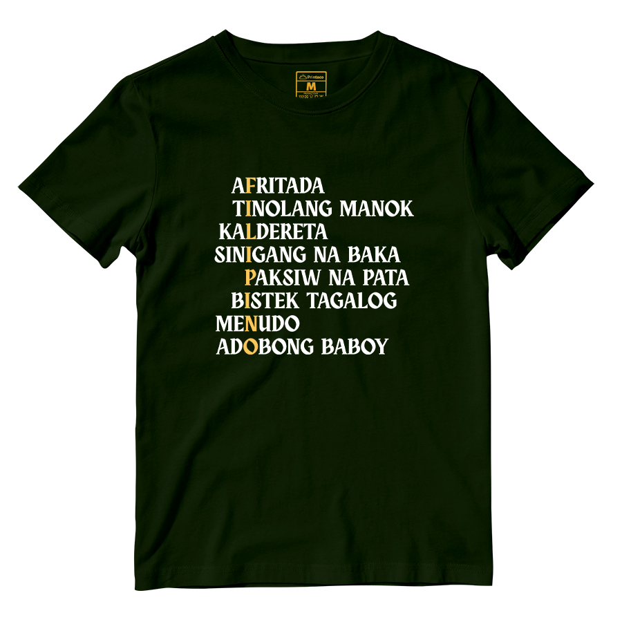 Cotton Shirt: Filipino Foods