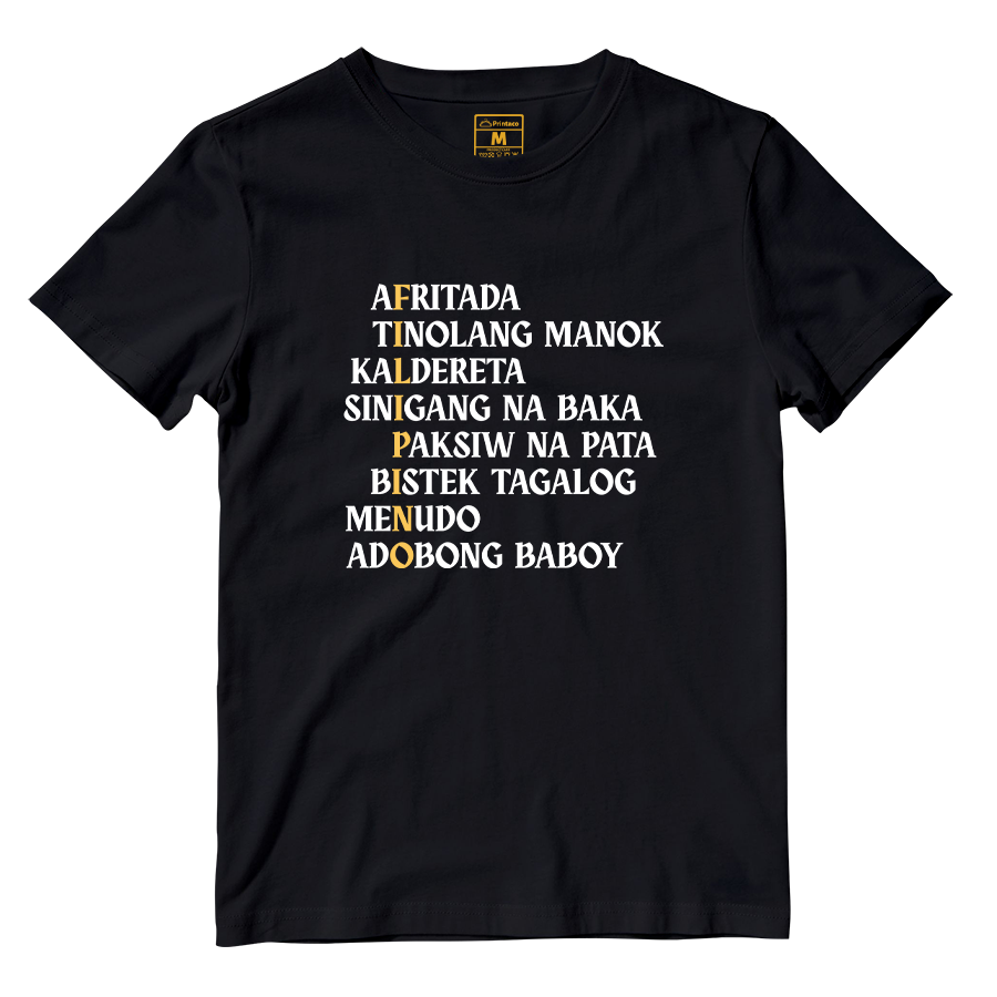 Cotton Shirt: Filipino Foods