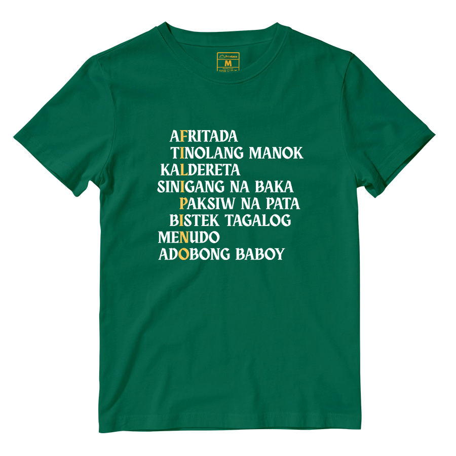 Cotton Shirt: Filipino Foods