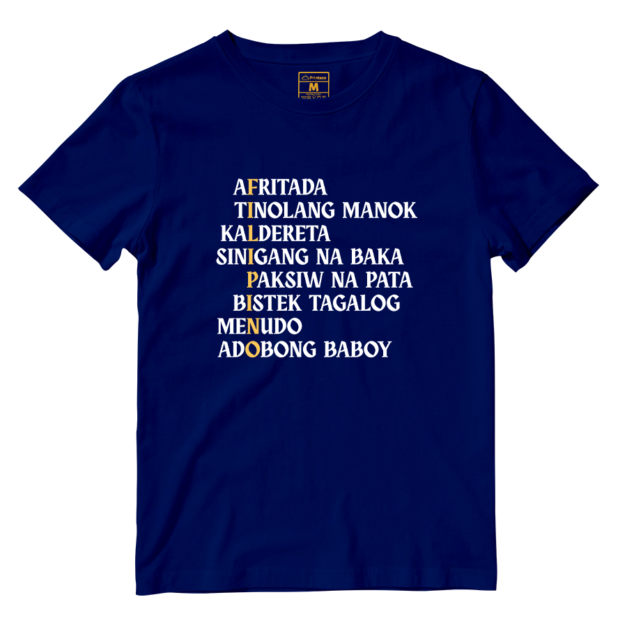Cotton Shirt: Filipino Foods