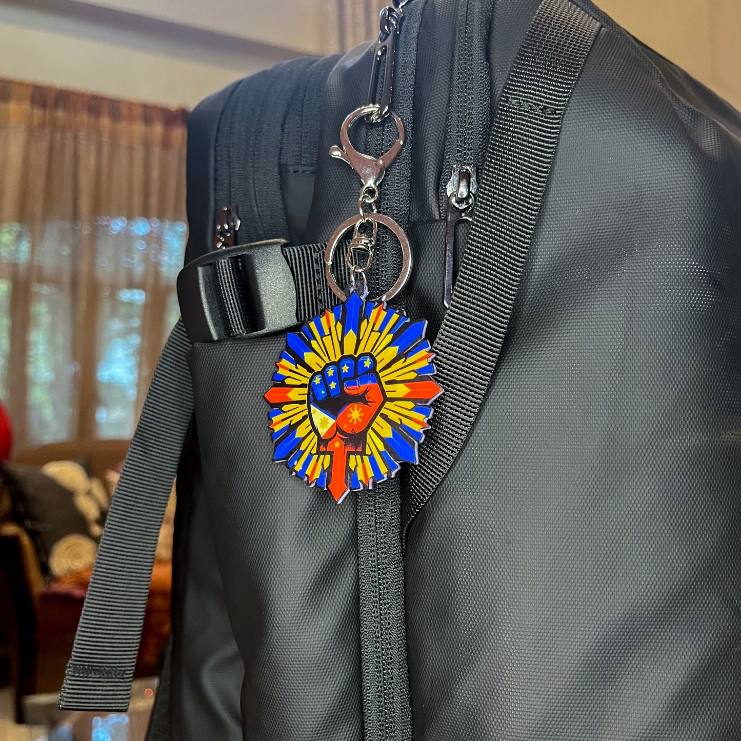 Acrylic Bag Charms: Filipino Fist