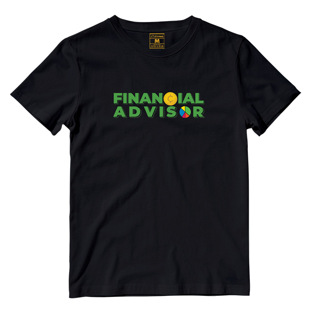 Cotton Shirt: Financial Advisor Coin