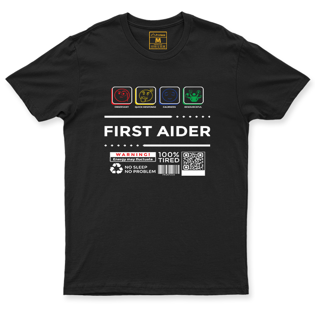 Drifit Shirt: First Aider Label