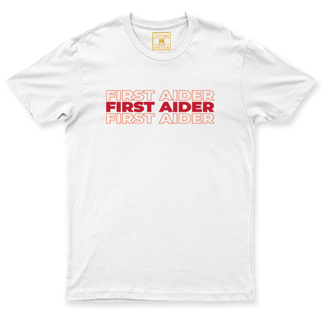 Drifit Shirt: First Aider Red