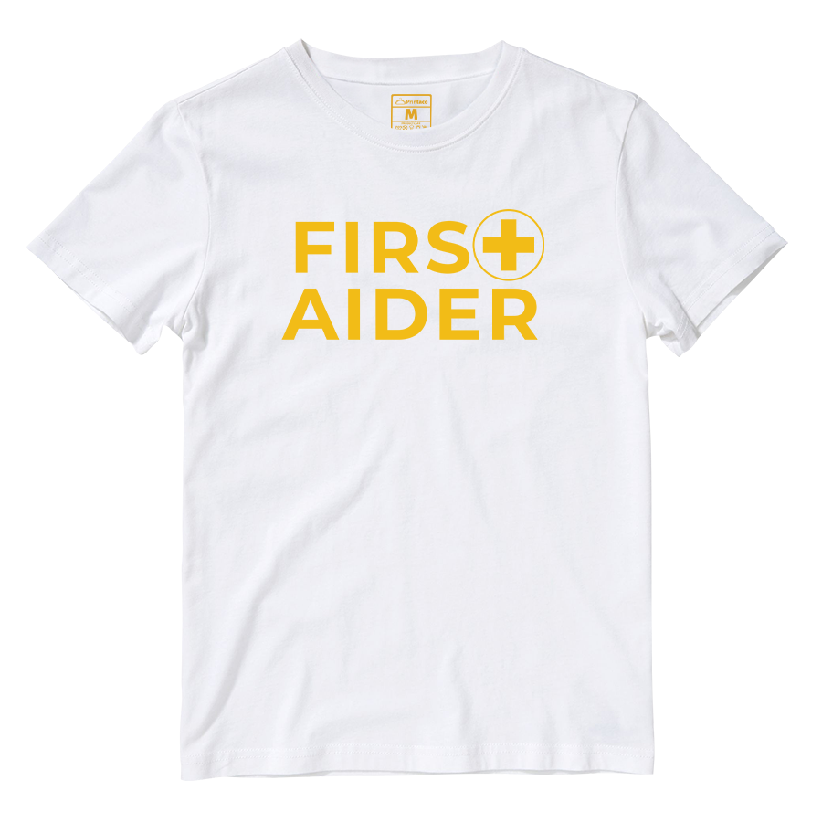 Cotton Shirt: First Aider Yellow