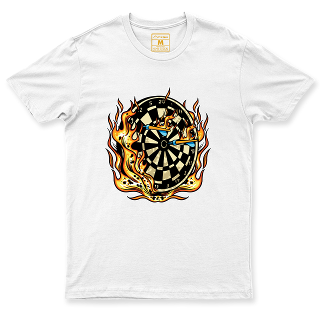 Drifit Shirt: Flaming Darts