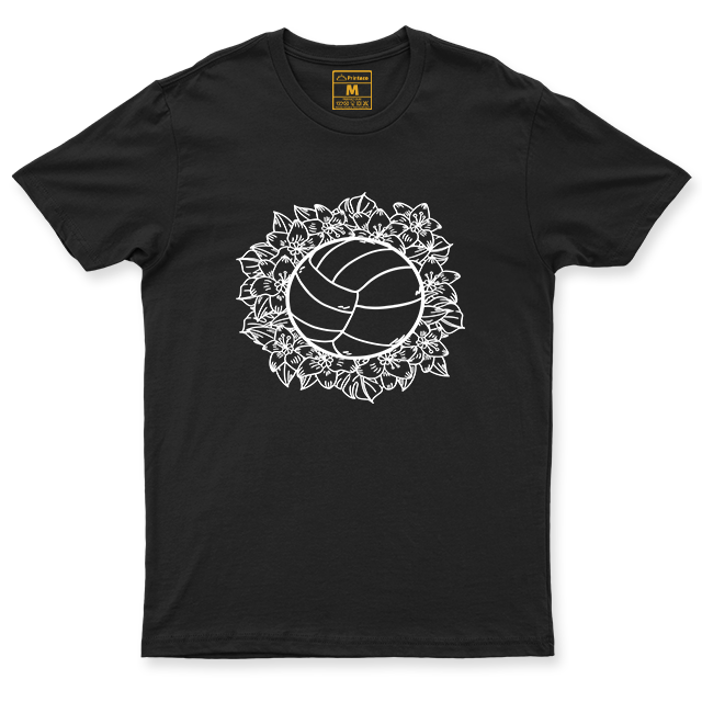 Drifit Shirt: Floral Volleyball