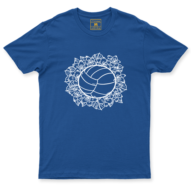 Drifit Shirt: Floral Volleyball
