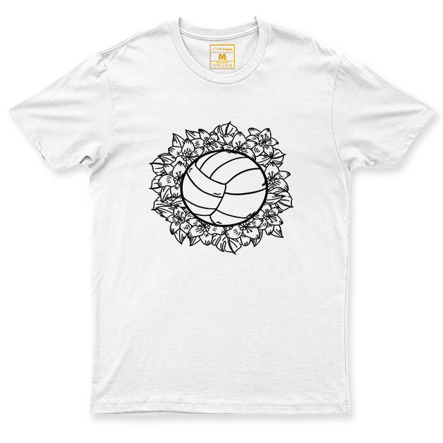 Drifit Shirt: Floral Volleyball