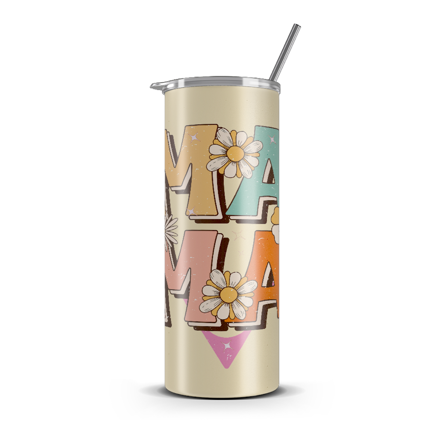 20oz. Slim Tumbler: Flower Mama