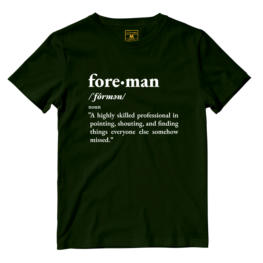 Cotton Shirt: Foreman Definition