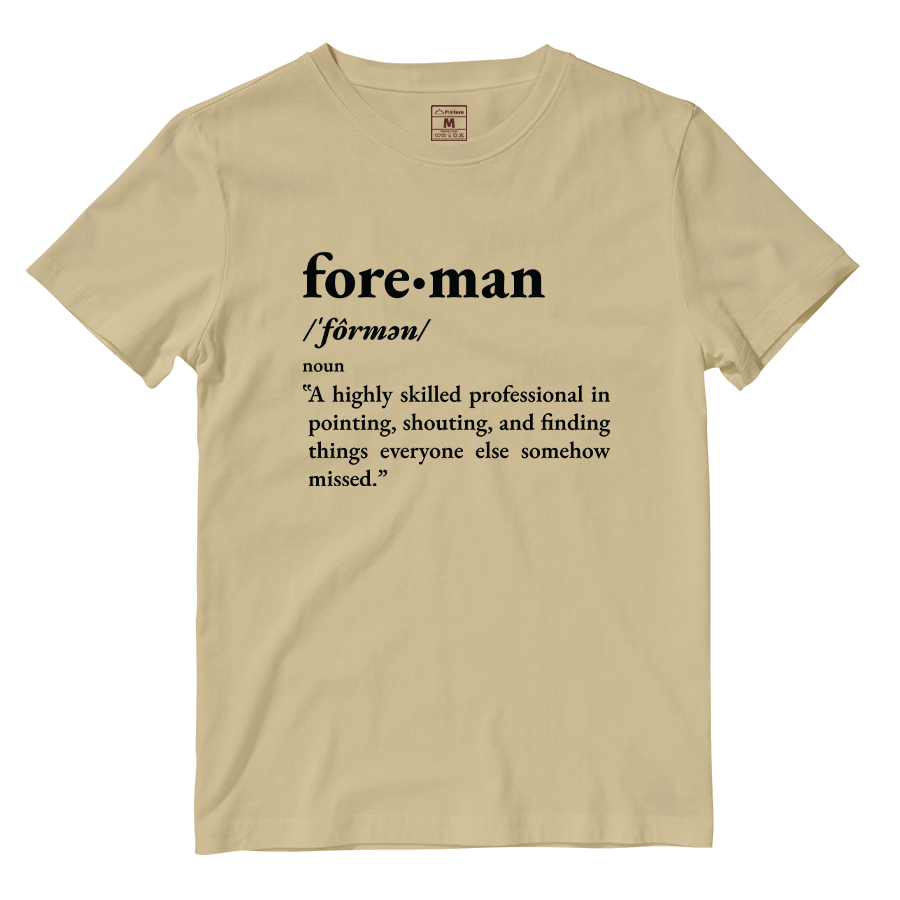 Cotton Shirt: Foreman Definition