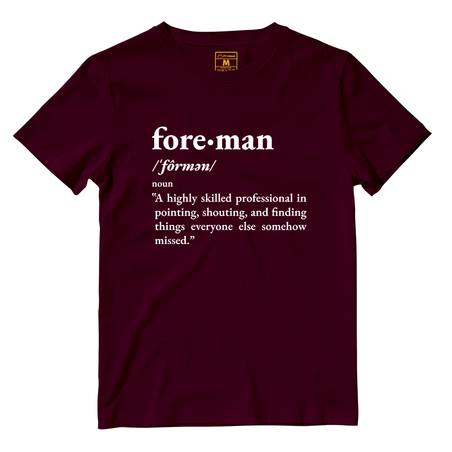 Cotton Shirt: Foreman Definition