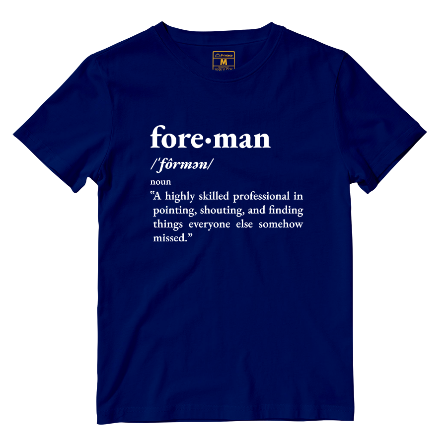 Cotton Shirt: Foreman Definition