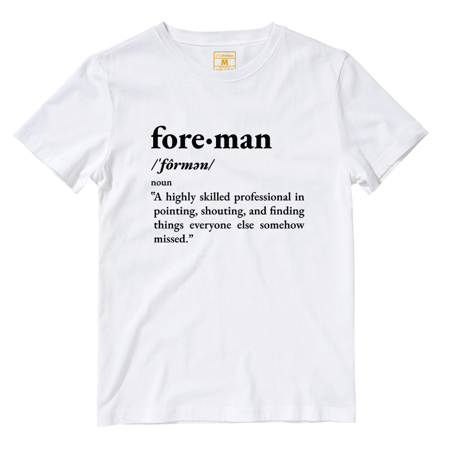 Cotton Shirt: Foreman Definition