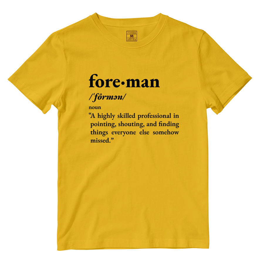 Cotton Shirt: Foreman Definition