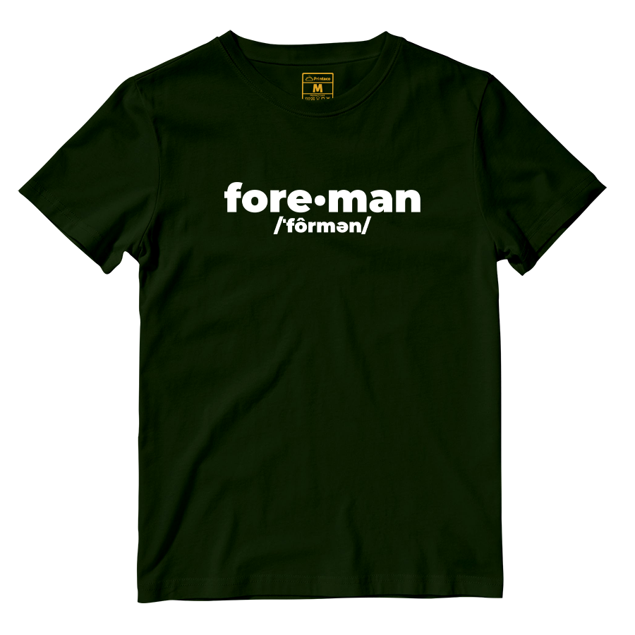 Cotton Shirt: Foreman Pronunciation