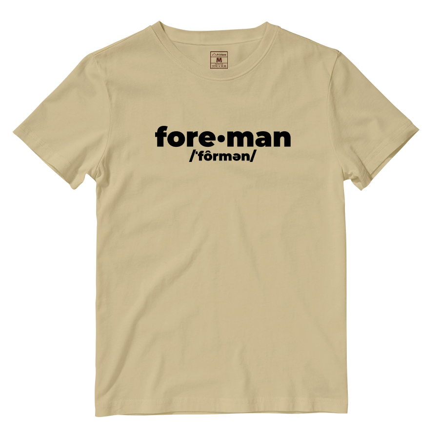 Cotton Shirt: Foreman Pronunciation