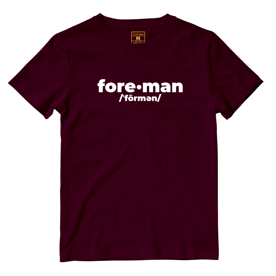 Cotton Shirt: Foreman Pronunciation