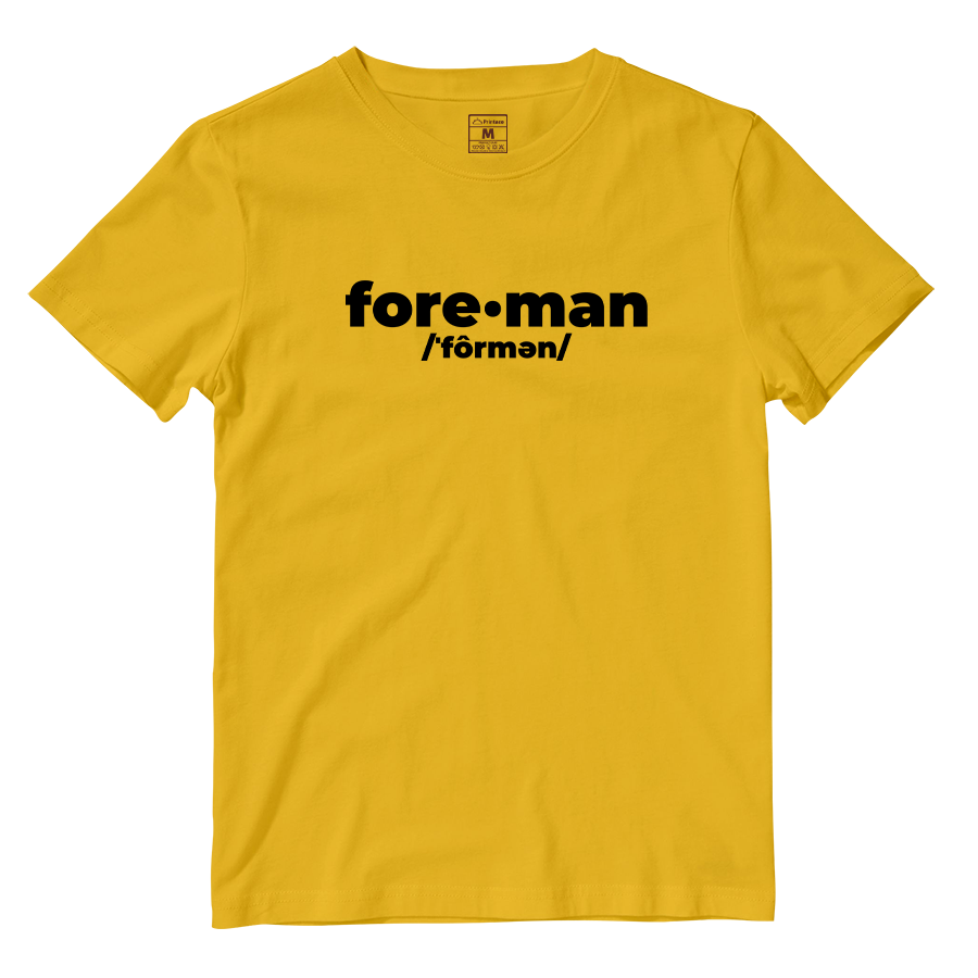 Cotton Shirt: Foreman Pronunciation