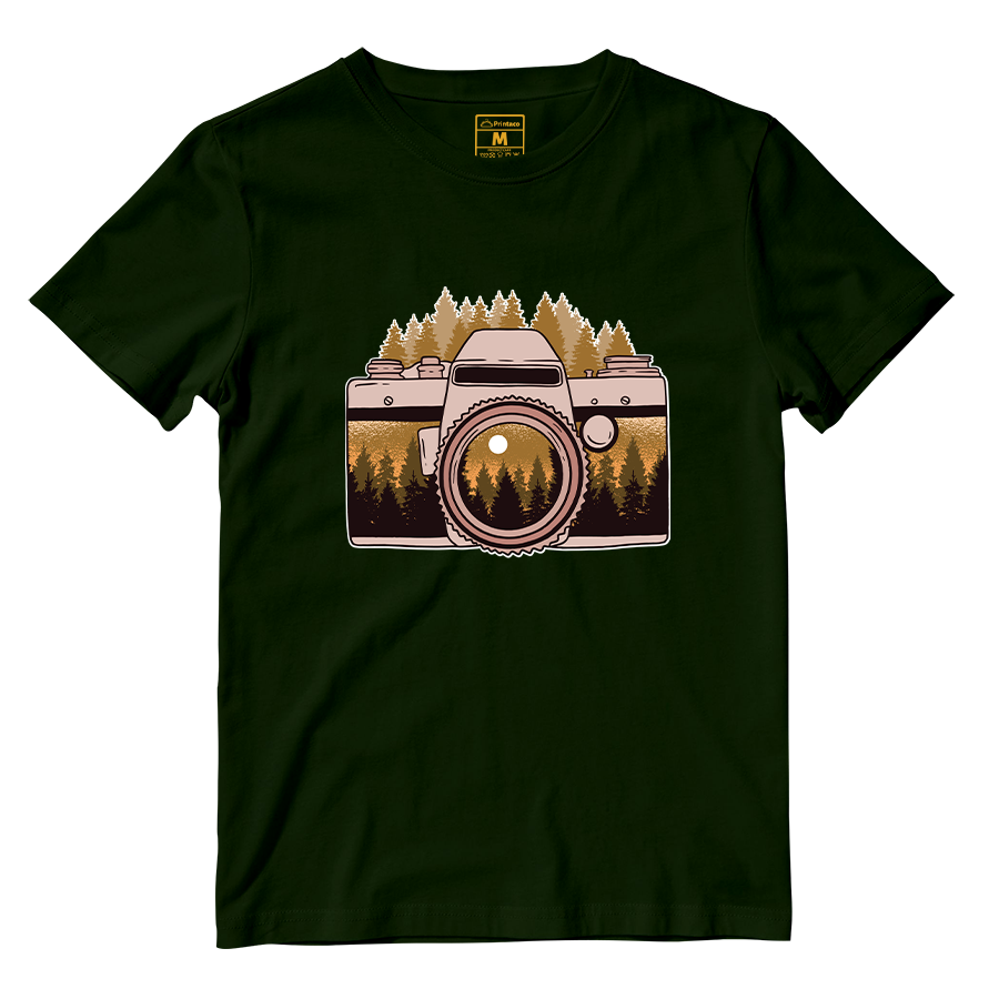 Cotton Shirt: Forest Camera