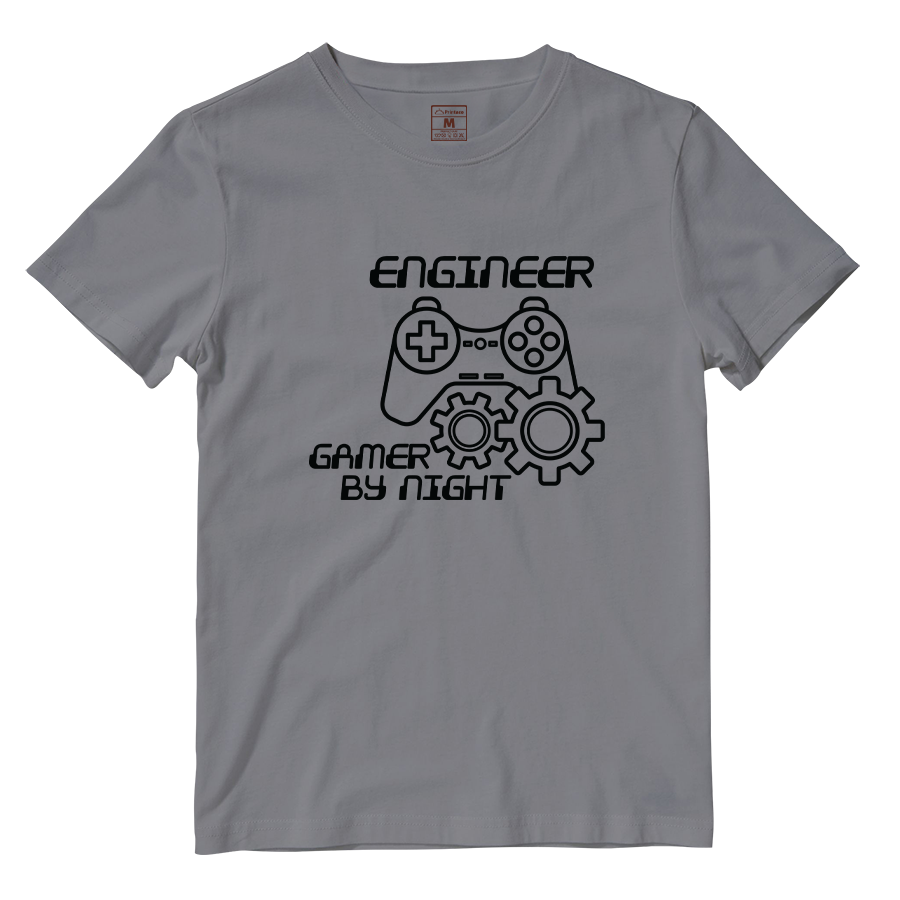 Cotton Shirt: Gamer By Night