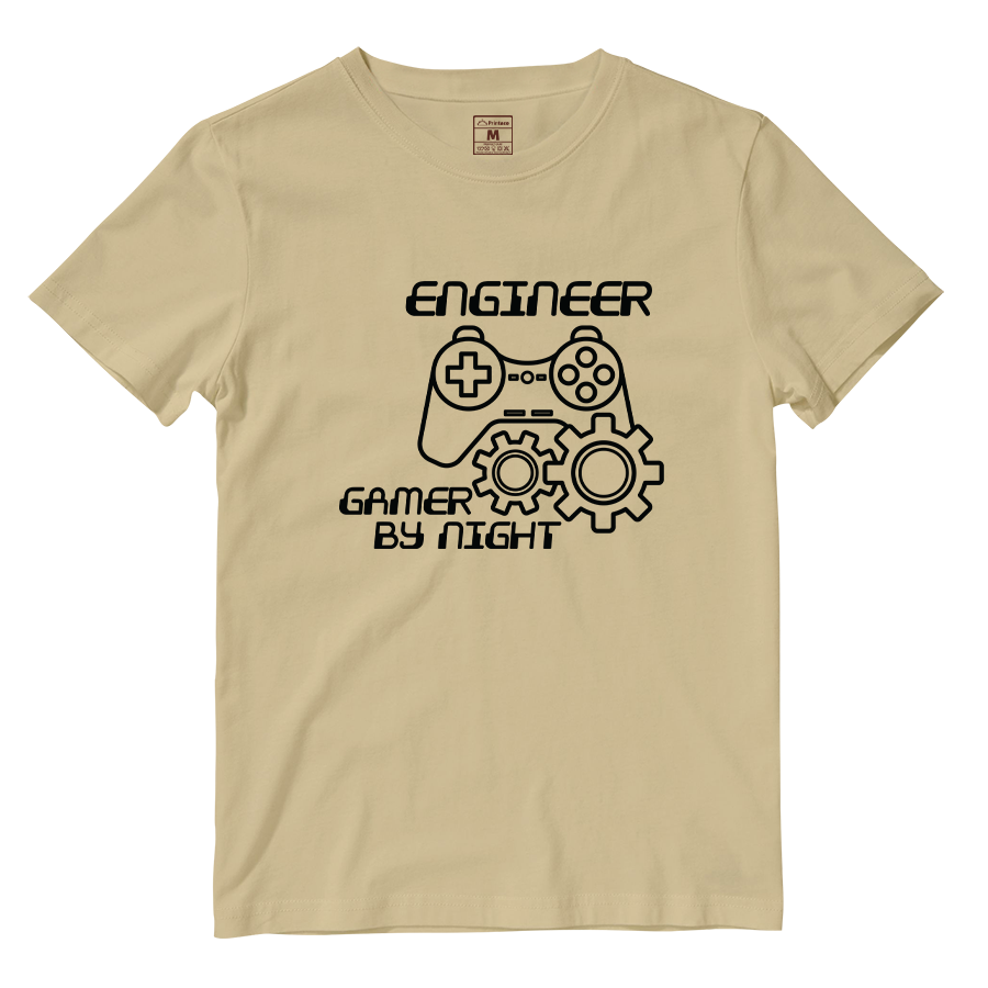 Cotton Shirt: Gamer By Night