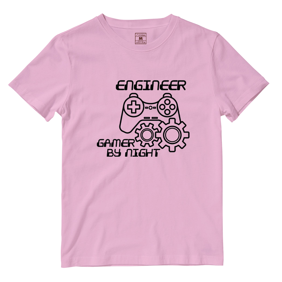 Cotton Shirt: Gamer By Night